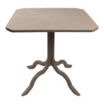 Τραπεζαρία Icon-Festive pakoworld σετ 5τεμ PP σε cappuccino απόχρωση - Image 5