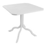 Τραπεζαρία Icon-Confident pakoworld σετ 3τεμ PP σε λευκή απόχρωση - Image 4