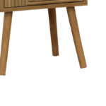 Κομοδίνο Historic pakoworld με 2 συρτάρια φυσικό με φυσικό ξύλο πεύκου πόδια 37.5x32x54εκ - Image 2