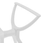 Βάση τραπεζιού Herno pakoworld λευκό pp 60x61x73εκ - Image 2