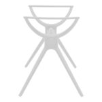 Βάση τραπεζιού Herno pakoworld λευκό pp 106x61x73εκ - Image 2