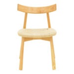 Καρέκλα Clareta pakoworld rubberwood-σχοινί σε φυσική απόχρωση 53x55x79εκ - Image 4