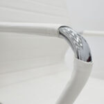 Καρέκλα γραφείου επισκέπτη Valter pakoworld λευκό pu 55.5x48x88εκ - Image 5