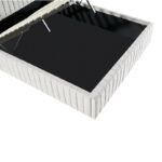 Κρεβάτι διπλό Zilin pakoworld ύφασμα γκρι-μπεζ με αποθηκευτικό χώρο 160x200εκ - Image 5