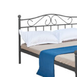 Κρεβάτι Yorick pakoworld μαύρο μεταλλικό 140x190εκ - Image 2