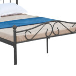 Κρεβάτι Yorick pakoworld μαύρο μεταλλικό 140x190εκ - Image 3