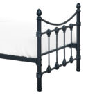 Κρεβάτι Beowulf pakoworld μαύρο μεταλλικό 90x190εκ - Image 3