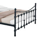 Κρεβάτι Beowulf pakoworld μαύρο μεταλλικό 150x200εκ - Image 3