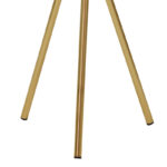 Βοηθητικό τραπέζι Jacksie Inart μπρονζέ-χρυσό μέταλλο Φ46x48εκ - Image 3