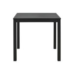 Τραπεζάκι παραλίας Kliton pakoworld αλουμίνιο σε μαύρη απόχρωση 45x45x41εκ