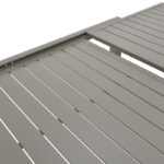 Τραπέζι επεκτεινόμενο Lafla pakoworld αλουμίνιο σε σαμπανιζέ απόχρωση 160-240x90x75εκ - Image 4