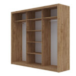 Ντουλάπα Grandio Χρυσό Δρυς 250x60x215cm - Image 3