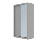 Ντουλάπα Linea Cashmere με καθρέφτη 120x60x215cm - Image 3