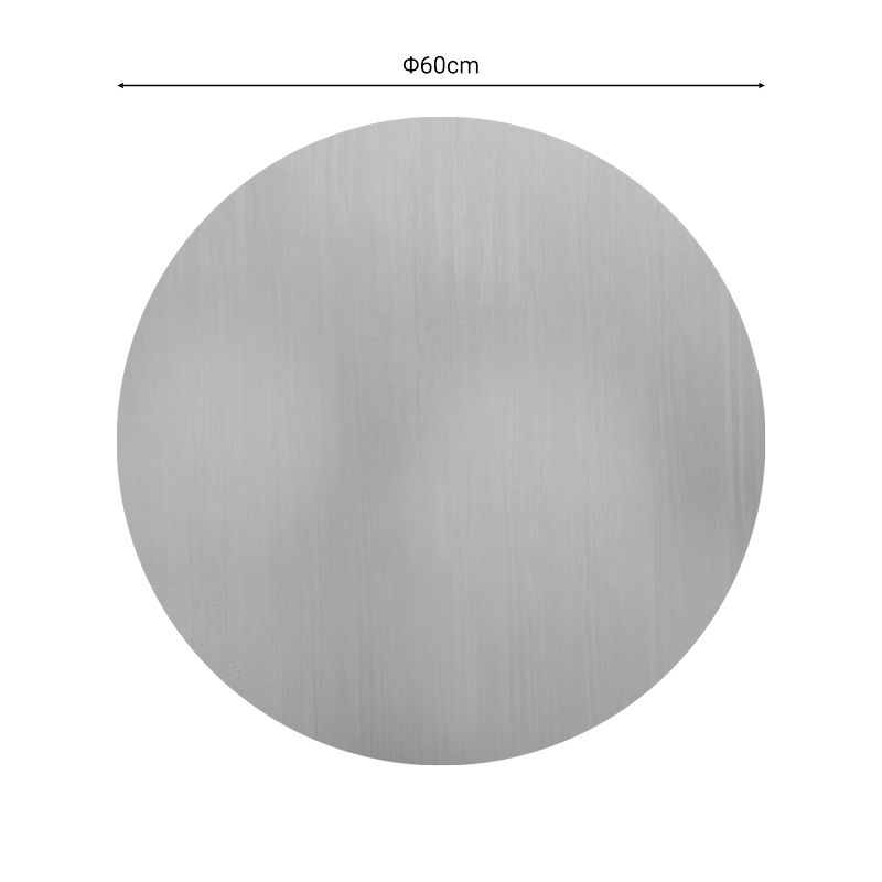 310-000006-1 Επιφάνεια τραπεζιού Tredial pakoworld τ.Werzalit μπεζ Φ60εκ - Image 1