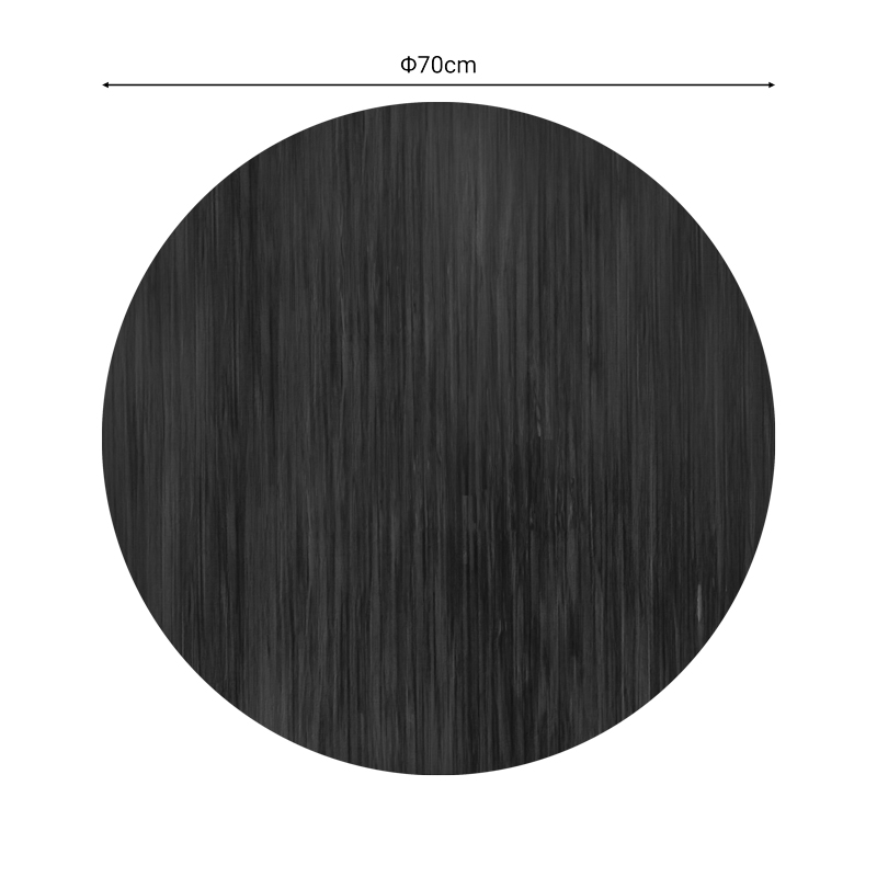 310-000014-1 Επιφάνεια τραπεζιού Jedre pakoworld τ.Werzalit καρυδί Φ70εκ - Image 1