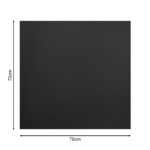 Επιφάνεια τραπεζιού Sensie pakoworld τ.Werzalit ανθρακί 70x70εκ