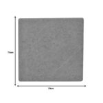 Επιφάνεια τραπεζιού Zerbo pakoworld τ.Werzalit σε γκρι απόχρωση μαρμάρου 70x70εκ - Image 2