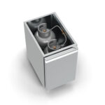 ΕΡΜΑΡΙΟ INOX ΓΙΑ ΦΙΑΛΗ EX7-45 PR - χωρίς πάγκο - Image 3