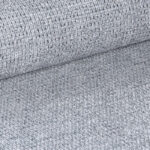 Καρέκλα Loukrizia pakoworld ανοιχτό γκρι ύφασμα-πόδι μαύρο μέταλλο 56x63.5x82εκ - Image 4