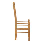 Καρέκλα καφενείου Πάρος pakoworld μασίφ ξύλο οξιάς λούστρο καρυδί 41x42x92εκ - Image 2