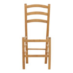 Καρέκλα καφενείου Πάρος pakoworld μασίφ ξύλο οξιάς λούστρο καρυδί 41x42x92εκ - Image 3