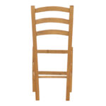 Καρέκλα καφενείου Πάρος pakoworld μασίφ ξύλο οξιάς λούστρο καρυδί 41x42x92εκ - Image 4