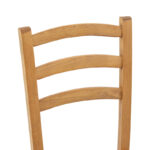 Καρέκλα καφενείου Πάρος pakoworld μασίφ ξύλο οξιάς λούστρο καρυδί 41x42x92εκ - Image 5