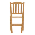 Καρέκλα καφενείου Σύρος pakoworld μασίφ ξύλο οξιάς λούστρο καρυδί 41x42x92εκ - Image 4