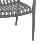 Πολυθρόνα Zoi pakoworld pp σε ανθρακί απόχρωση 58.5x54x80εκ - Image 4