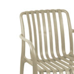 Πολυθρόνα Zoi pakoworld pp σε cappucino απόχρωση 58.5x54x80εκ - Image 4