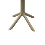 Τραπέζι Merkon pakoworld pp σε cappucino απόχρωση Φ60x75εκ - Image 2