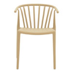 Πολυθρόνα Zelma pakoworld pp σε ανοιχτή απόχρωση cappuccino 55x53x73εκ - Image 3