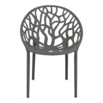 Πολυθρόνα Daren pakoworld pp σε ανθρακί απόχρωση 59x60x79,5εκ - Image 3