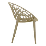 Πολυθρόνα Daren pakoworld pp σε cappuccino απόχρωση 59x60x79,5εκ - Image 2