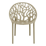 Πολυθρόνα Daren pakoworld pp σε cappuccino απόχρωση 59x60x79,5εκ - Image 3