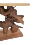 Κονσόλα Nasiol Inart teak ξύλο σε φυσική απόχρωση 120x40x75εκ - Image 5