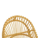 Πολυθρόνα Tromso paakoworld pe rattan σε φυσική απόχρωση με εκρού χρώμα μαξιλάρι 80x85x98εκ - Image 4