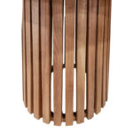 Τραπέζι Kenda Ι pakoworld mindi ξύλο σε φυσική απόχρωση Φ120x75εκ - Image 3