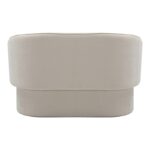 Καναπές διθέσιος Playmob pakoworld ύφασμα σε μπεζ απόχρωση 128x65x79εκ - Image 5