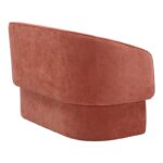 Καναπές διθέσιος Playmob pakoworld ύφασμα σε κεραμιδί απόχρωση 128x65x79εκ - Image 2