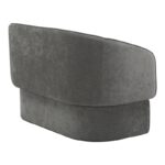 Καναπές διθέσιος Playmob pakoworld ύφασμα σε γκρι απόχρωση 128x65x79εκ - Image 2