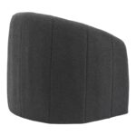 Πολυθρόνα Fassy pakoworld μπουκλέ ύφασμα σε ανθρακί απόχρωση 80x66x80εκ - Image 2