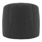 Πολυθρόνα Fassy pakoworld μπουκλέ ύφασμα σε ανθρακί απόχρωση 80x66x80εκ - Image 5