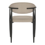 Πολυθρόνα Kalone pakoworld pu σε γκρι-μπεζ απόχρωση 56x55x78εκ - Image 5