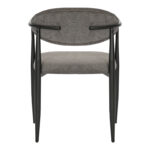 Πολυθρόνα Kalone pakoworld ύφασμα σε ανθρακί απόχρωση 56x55x78εκ - Image 5