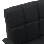 Καρέκλα γραφείου Buleco pakoworld pu σε μαύρη απόχρωση 56x46x74-86εκ - Image 5