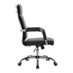 Καρέκλα γραφείου διευθυντη Mavel pakoworld PU μαύρo 55x62x100-110εκ - Image 2