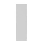 Ντουλάπα δίφυλλη συρόμενη με καθρέφτη Korredor I pakoworld σε λευκή απόχρωση 160x60x220εκ - Image 3