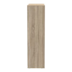 Ντουλάπα δίφυλλη συρόμενη με καθρέφτη Aparador pakoworld σε sonoma απόχρωση 180x60x220εκ - Image 4