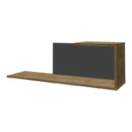 Σύνθετο σαλονιού Poelfy pakoworld σε ανθρακί-oak απόχρωση 170x37.5x42εκ - Image 4